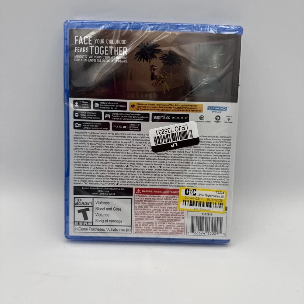 Little Nightmares III (Sony PlayStation 5 PS5) - BRAND NEW/SEALED, Free Ship!